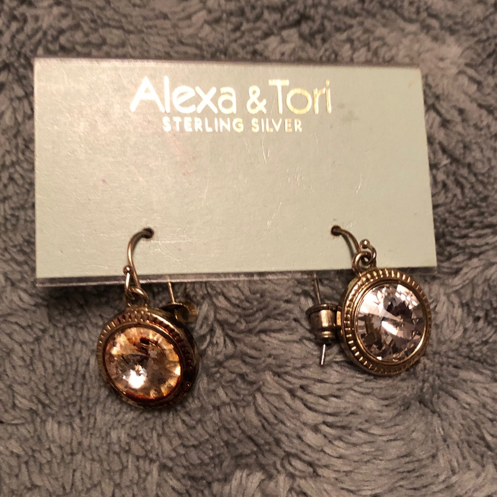 Sterling Silver Gold-Tone Earrings